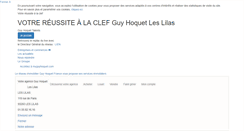 Desktop Screenshot of guyhoquet-immobilier-les-lilas.com